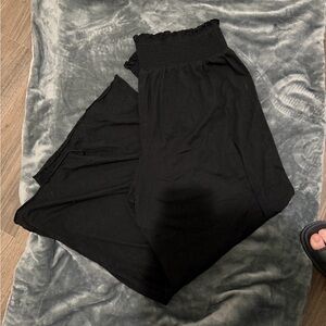 SHEIN Black Wide Leg Pants